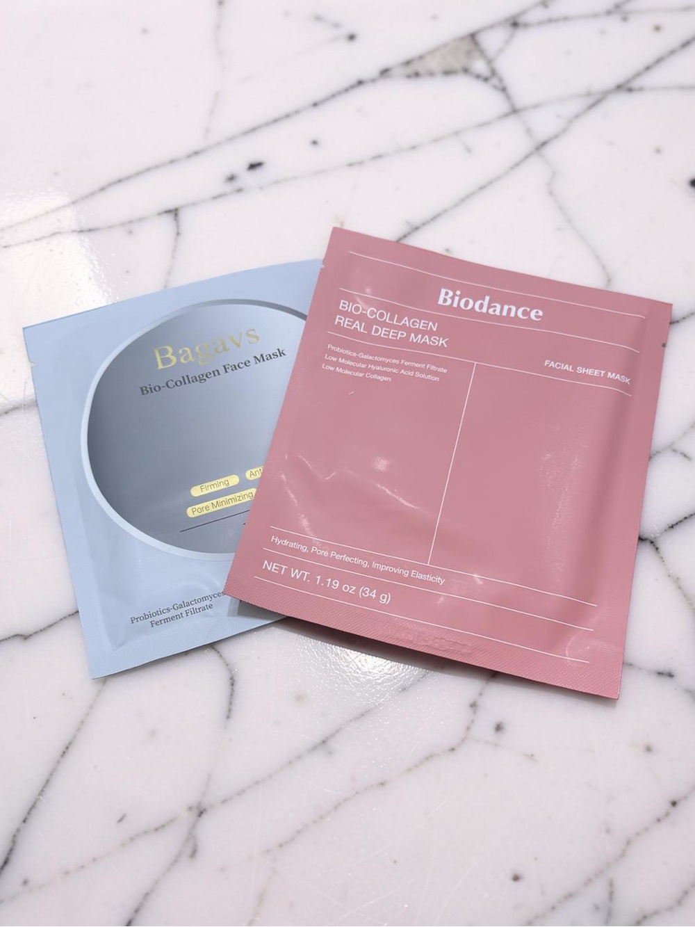 Bio-Collagen Real Deep Mask - Pink Hydrating Facial Sheet Mask